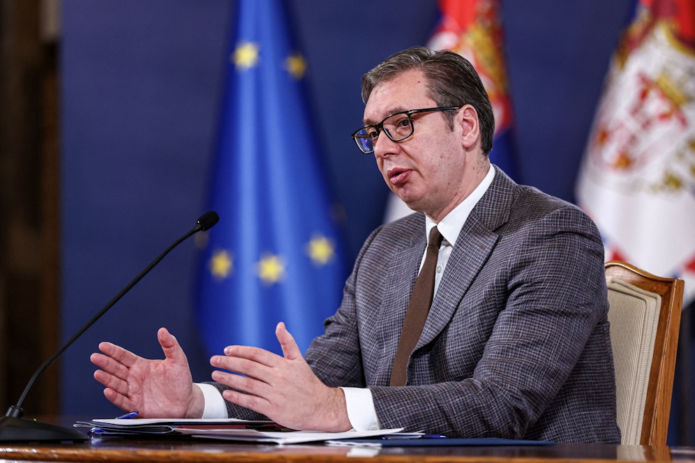 Aktuelle Aussagen des serbischen Präsidenten Aleksandar Vucic dürften einigen in der EU sauer aufstoßen. 