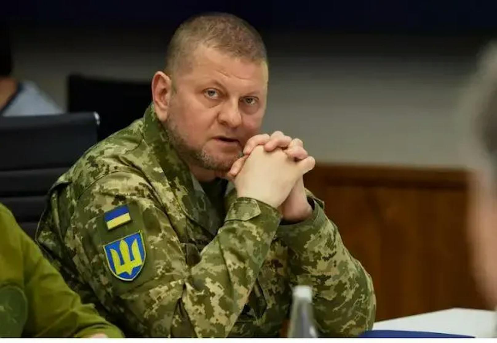 Der ukrainische Armeechef Waleri Saluschnyi spendet sein Erbe an die ukrainische Armee. 