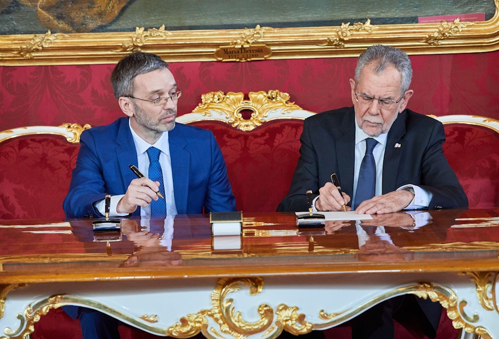 Van der Bellen würde FPÖ-Chef Herbert Kickl nicht zum Kanzler ernennen.