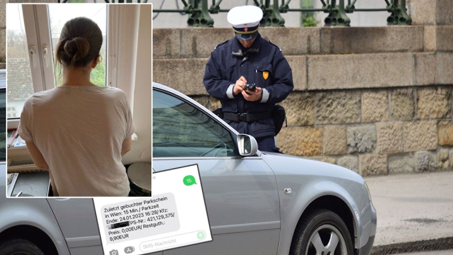 Die 42-Jährige hat sogar eine Bestätigung erhalten, bevor sie vom Auto wegging.