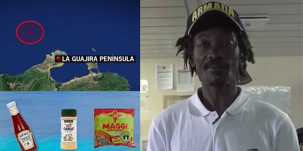 1.130 Kilometer von der Insel St. Martin entfernt wurde Elvis Francois entdeckt. Ketchup, Knoblauchpulver und Maggi und Regenwasser waren seine Verkostung für knapp 1 Monat.&nbsp;