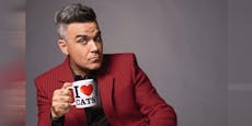 "Ich liebe Katzen" – Robbie Williams wird zur Mieze