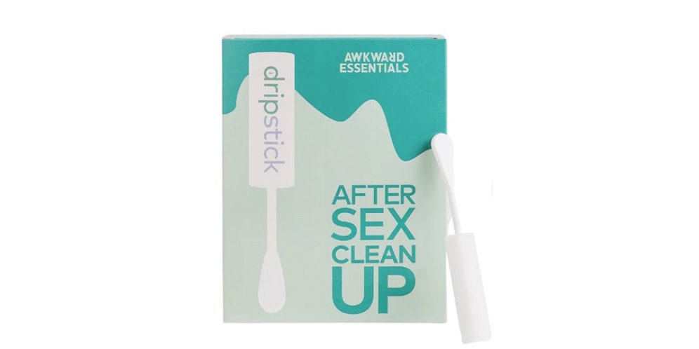 Der Dripstick ist ein Tool für Frauen: Ein weicher, medizinischer Schwamm soll überschüssiges Sperma nach dem Sex absorbieren.