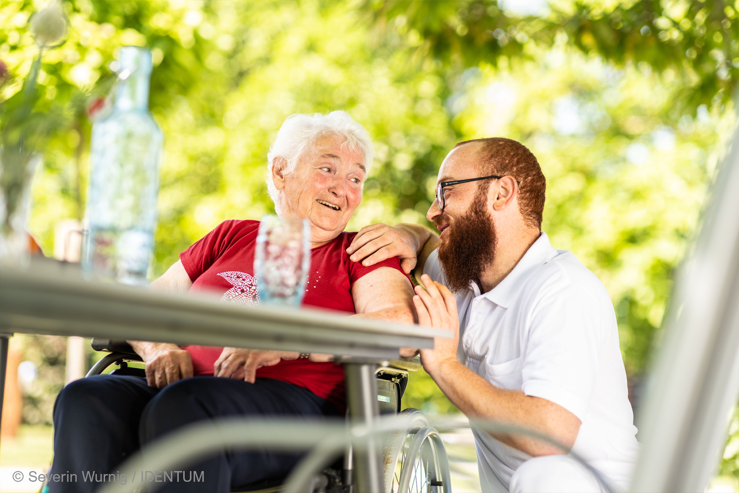 Majed Kabbani (29) hat in der Pflege seinen Traumberuf gefunden. Mit seinem 