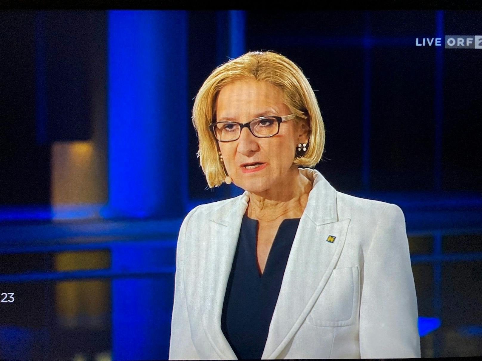 Landeshauptfrau und ÖVP-Spitzenkandidatin Johanna Mikl-Leitner.