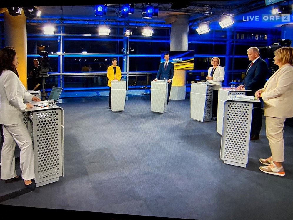 Die 5 Spitzenkandidaten in St. Pölten beim ORF NÖ.&nbsp;