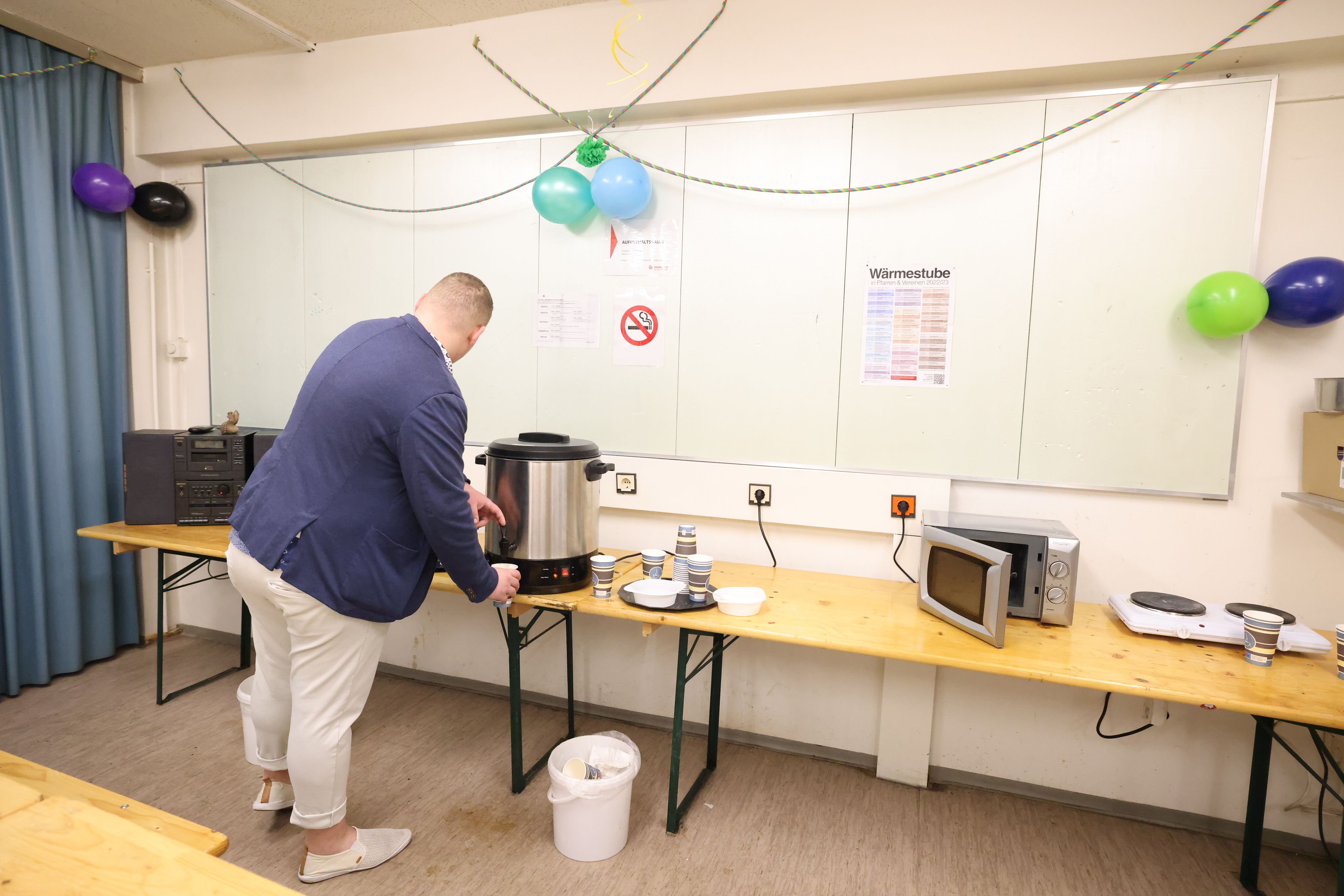 Max L. <em>(Name geändert)</em> lebt derzeit im Notquartier der Johanniter. Sein größter Wunsch: ein Studium am Konservatorium Wien.