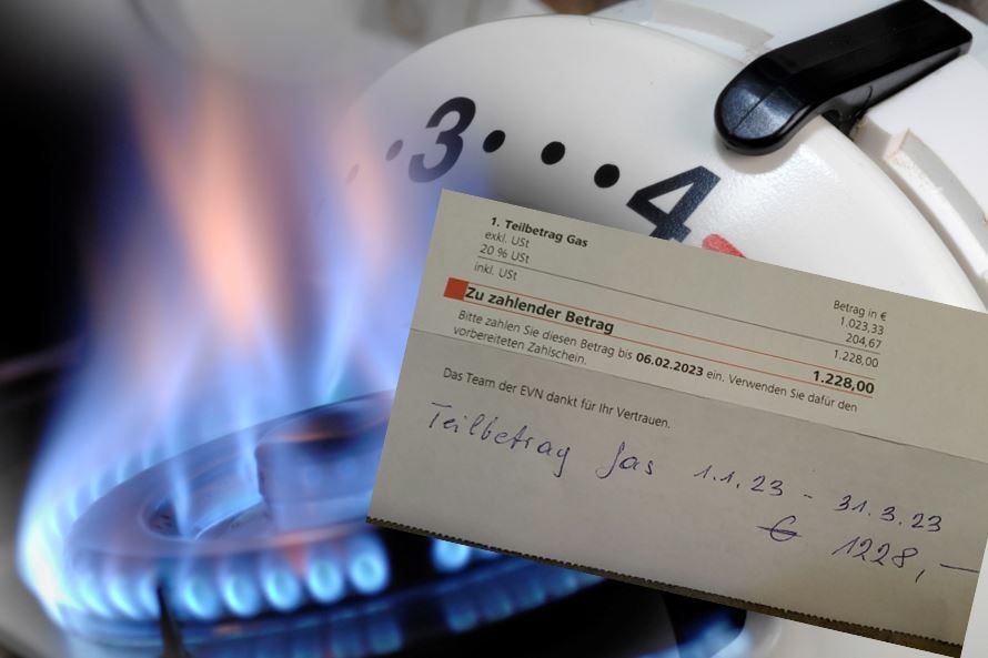 Das Paar muss mehr als das Doppelte für Gas zahlen.