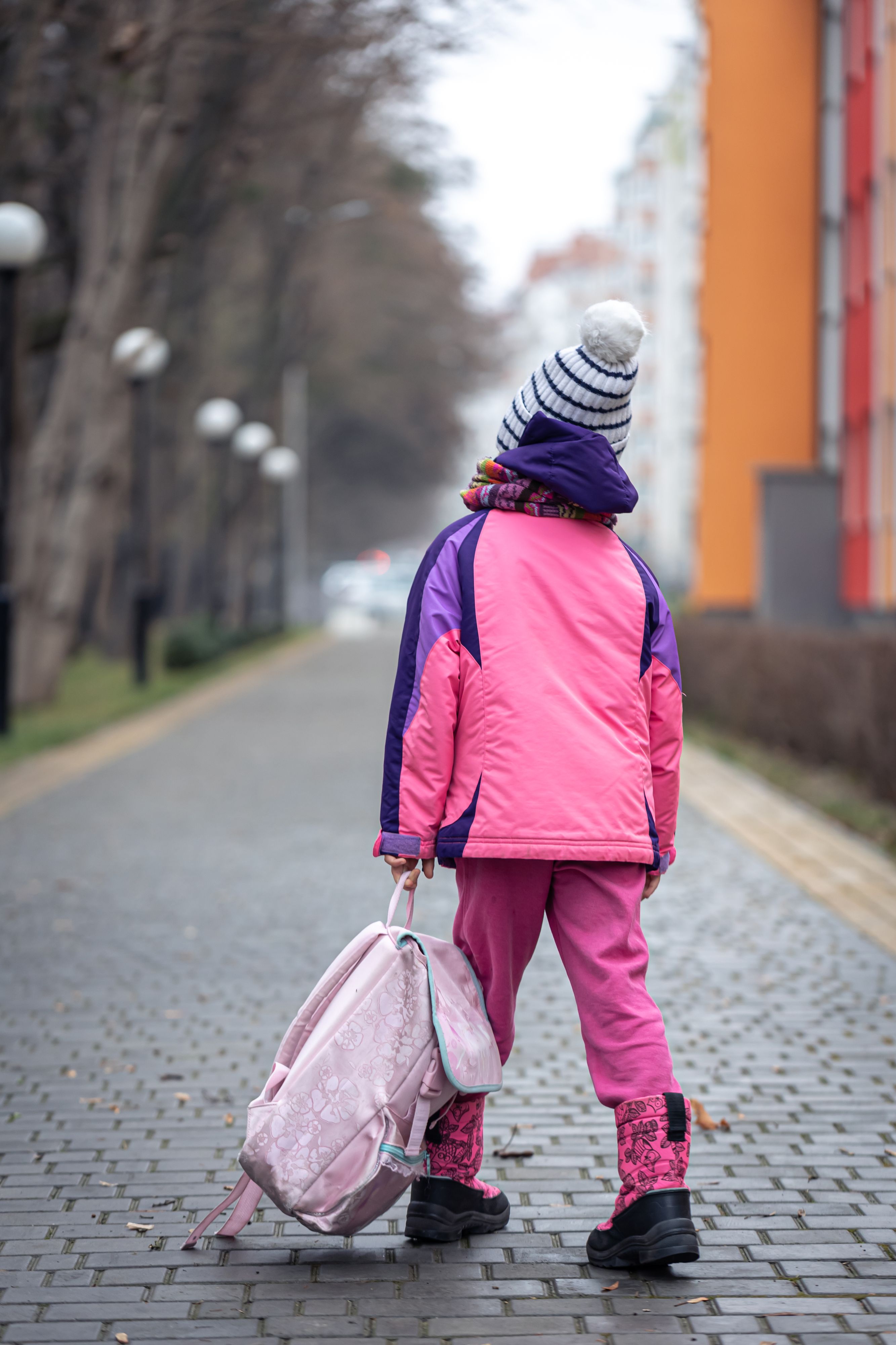 Die Volksschülerin war gerade am Weg nach Hause von der Schule.
