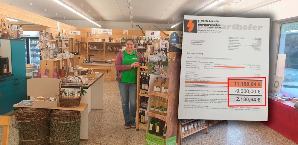 Die Stromrechnung lässt Christine P. (40), Betreiberin der 