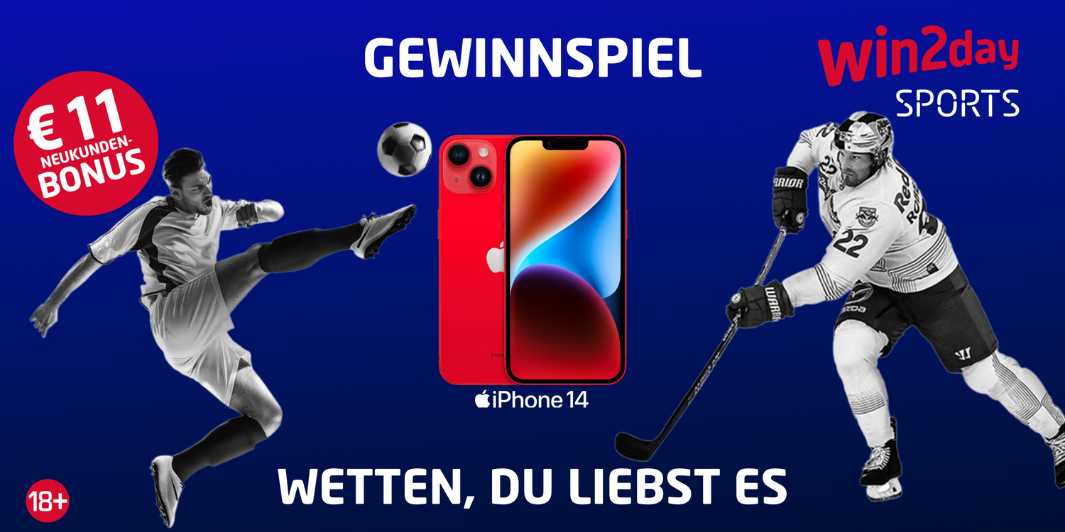 Jetzt an der Verlosung teilnehmen und ein Apple iPhone 14 gewinnen!