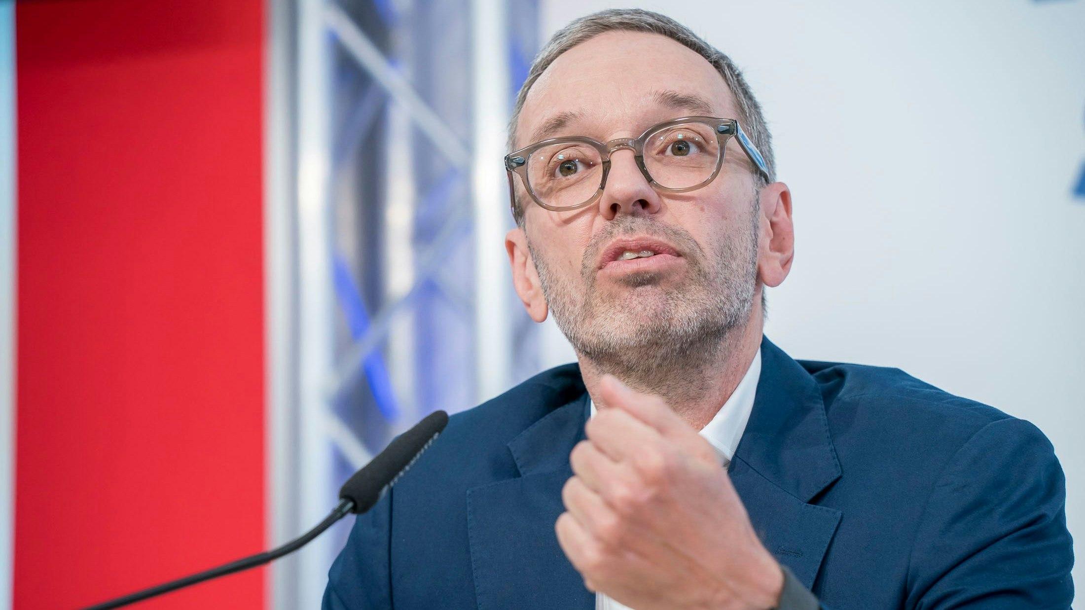 Offenbar schwer getroffen von den Worten des Bundespräsidenten: FPÖ-Chef Herbert Kickl.