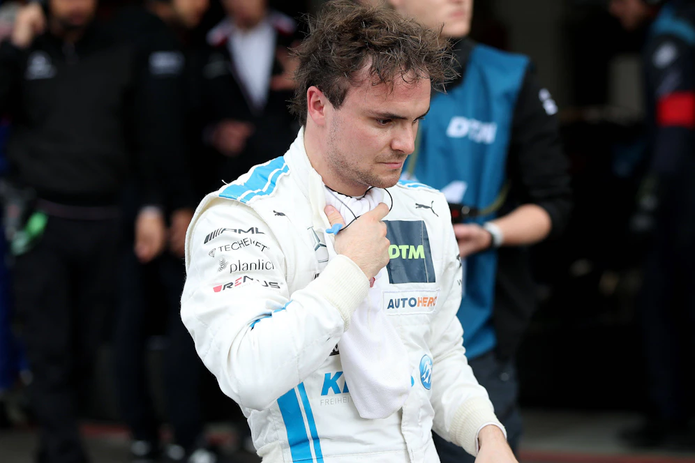 Lucas Auer zog sich bei seinem schweren Unfall in Daytona Lendenwirbelbrüche zu. 