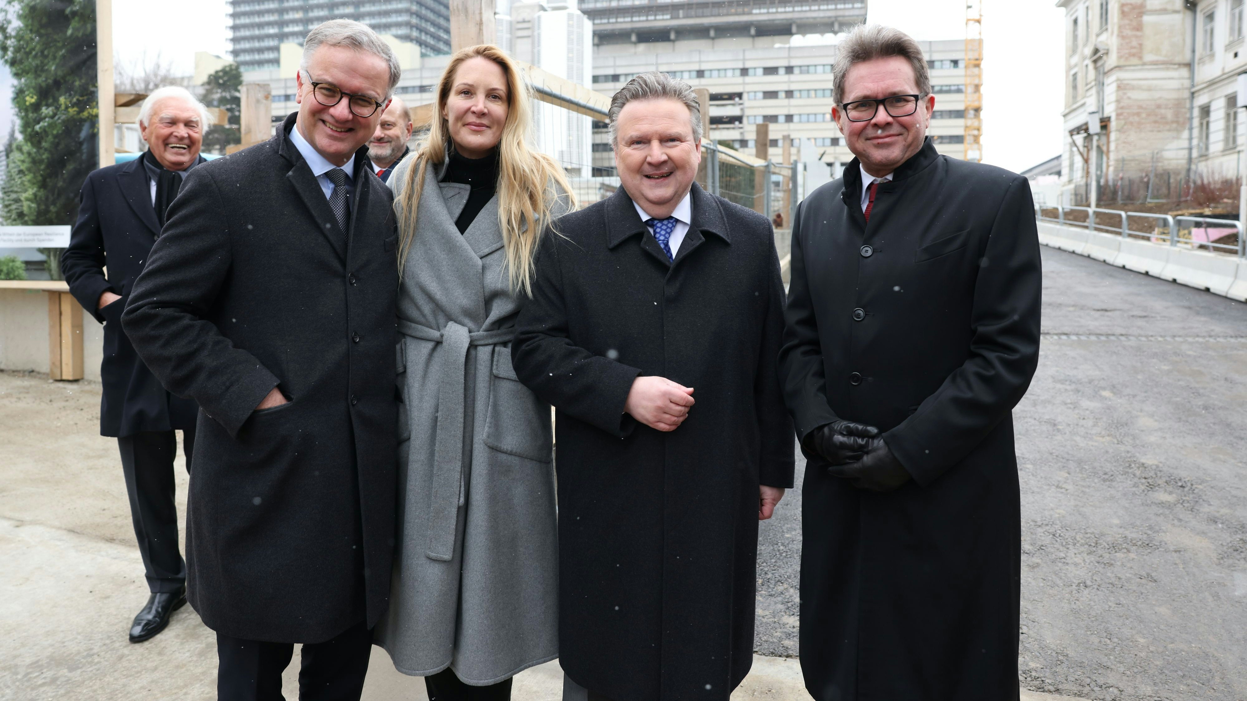 Markus Müller, Eva Dichand, Michael Ludwig, Martin Polaschek