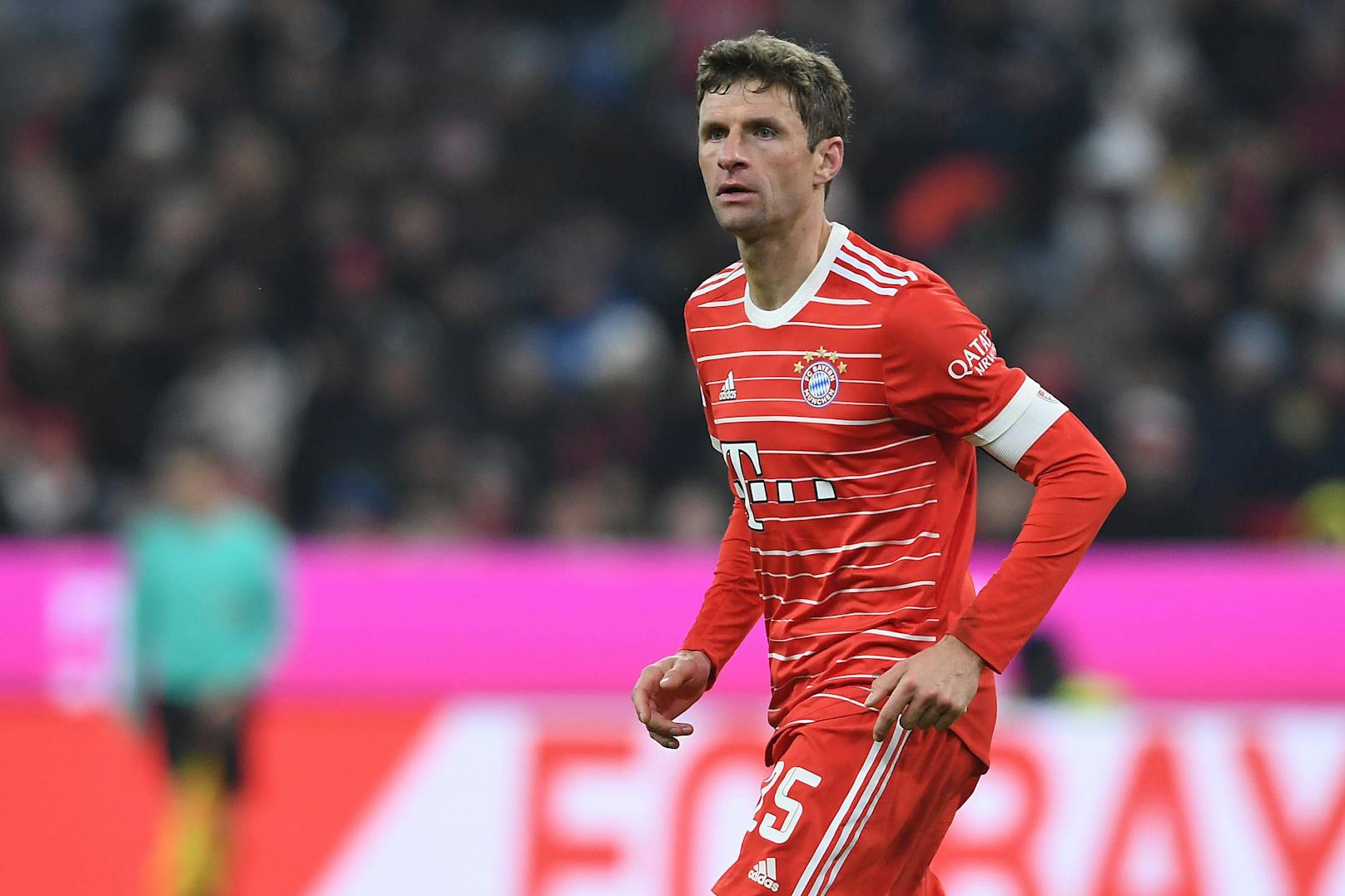 Thomas Müller zeigte sich nach dem Remis der Bayern gegen Eintracht Frankfurt angefressen. 