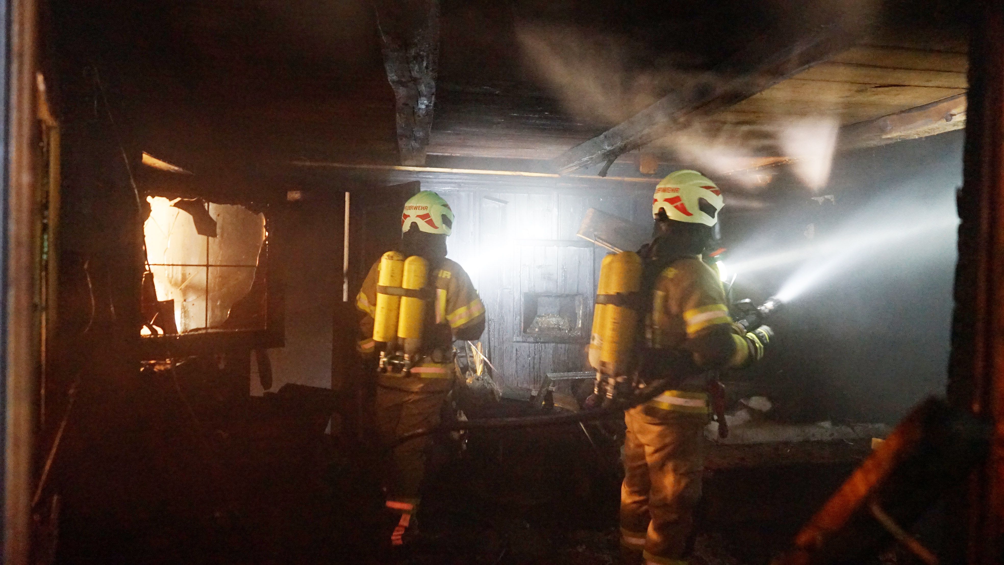 Brand bei Wohnhaus in Längenfeld in Tirol.