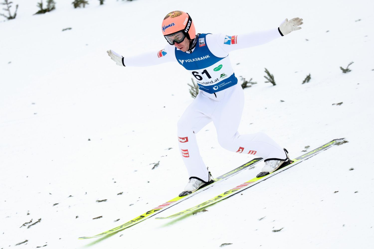 Stefan Kraft beim ersten Bewerb am Kulm. 