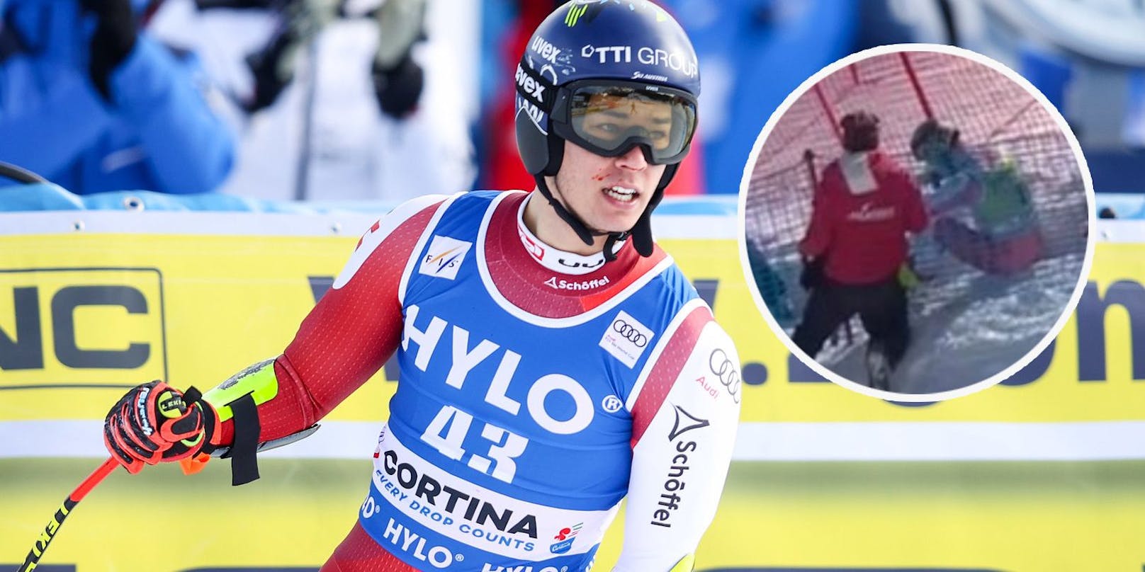 Lukas Feurstein verletzte sich in Cortina schwer