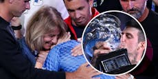 Tränen bei Djokovic, so emotional feiert er Rekordsieg