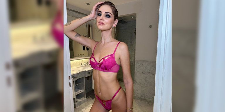 Chiara Ferragni pretty in Pink