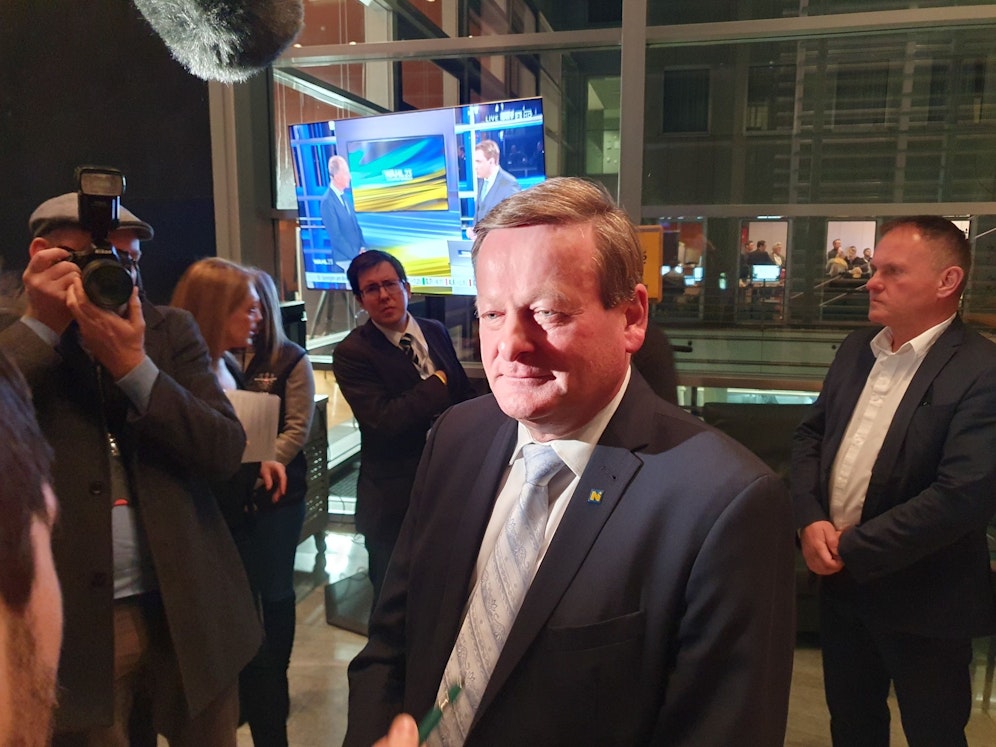 Landesrat Gottfried Waldhäusl am Wahlsonntag