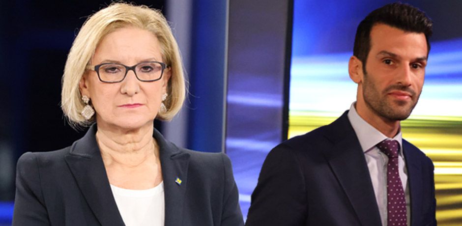 Johanna Mikl-Leitner verlor die absolute Mehrheit im Landtag. Udo Landbauer holte mit der FPÖ Platz zwei.