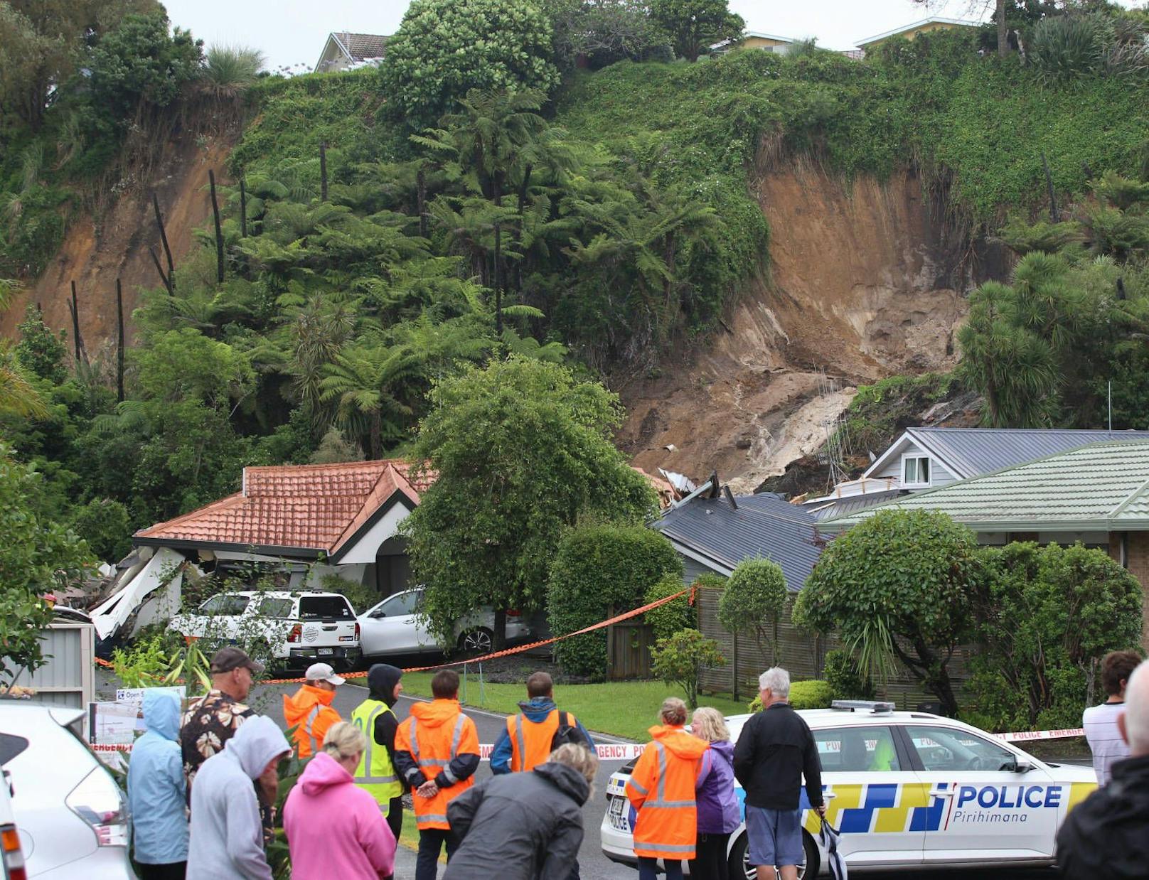 Neuseeland wurde von den größten Regenfällen der Geschichte überrascht.