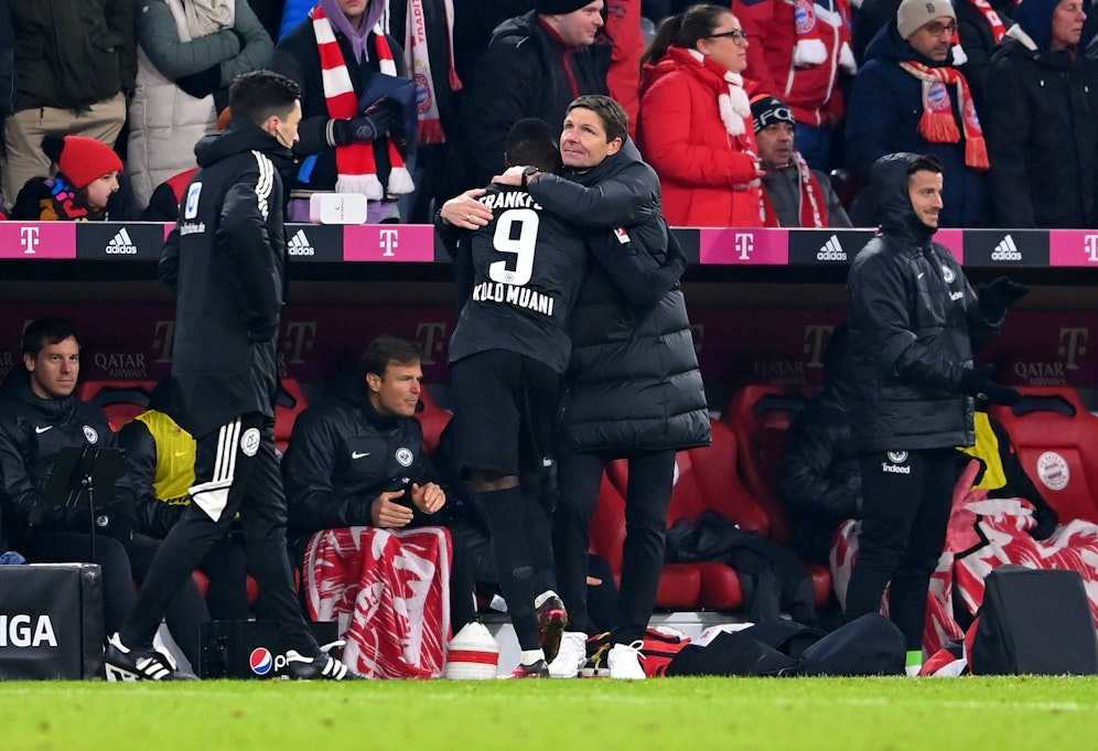 Frankfurt-Trainer Glasner mit Tor-Garant Kolo Muani