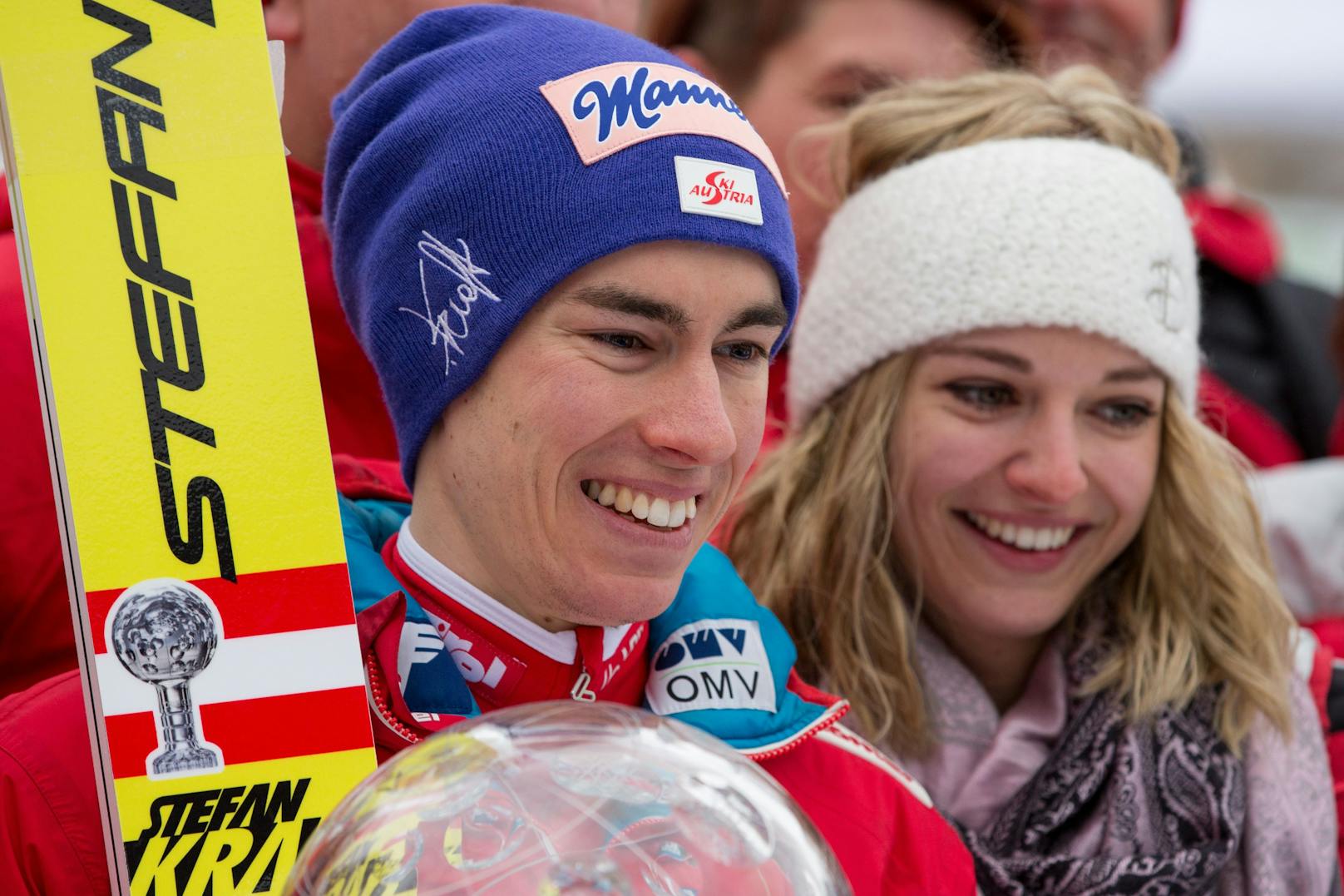 Skisprung-Rekordhalter Kraft mit Marisa