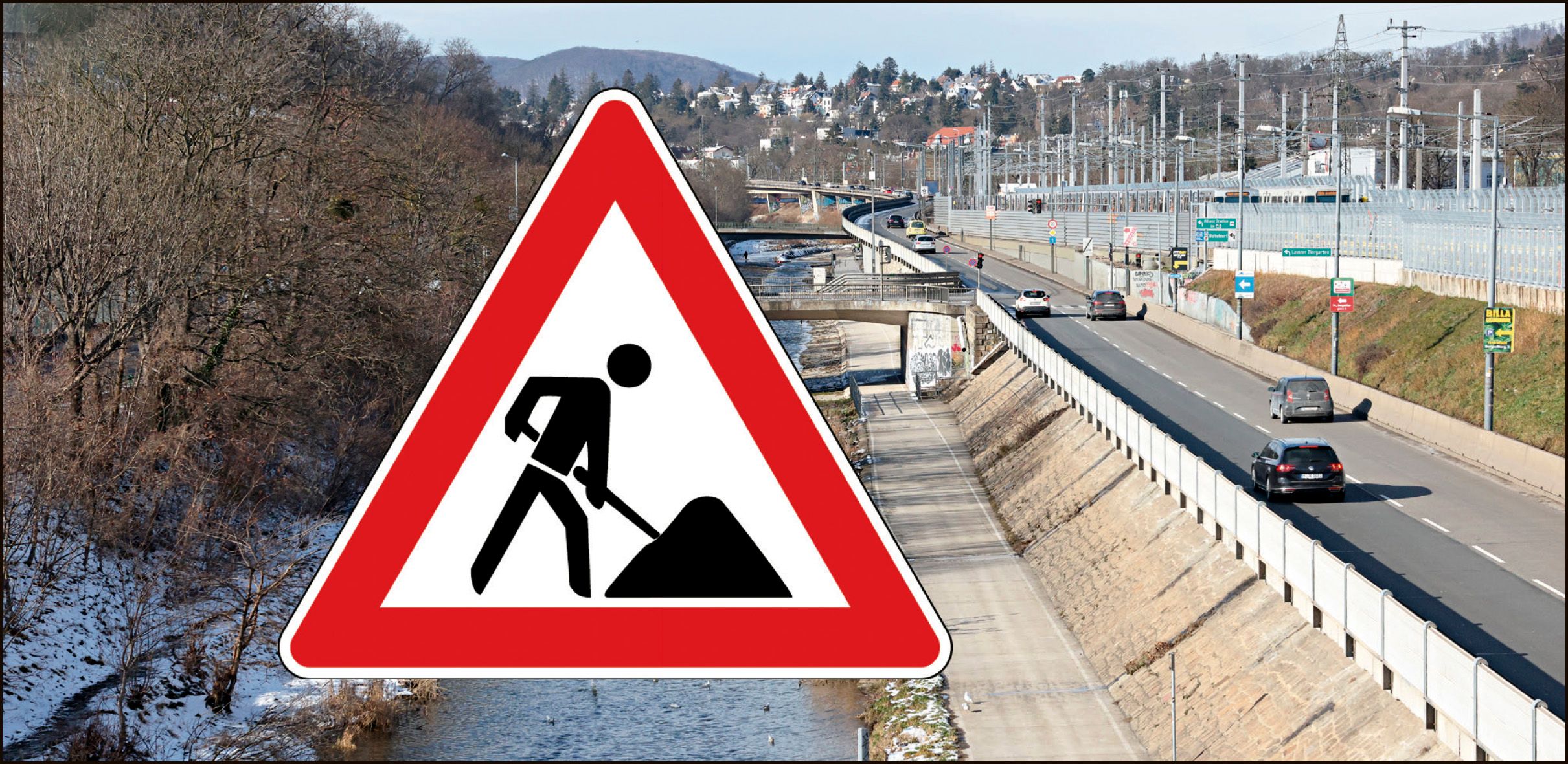 Die Wiener Westausfahrt wird für ein Jahr gesperrt. Die Arbeiten starten mit den Sommerferien.