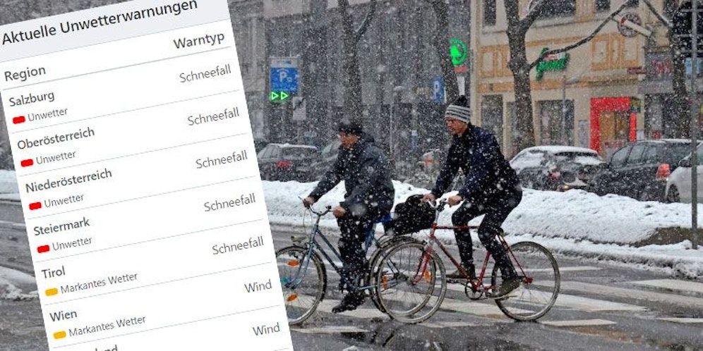 Ein kräftiger Wind pfeift der Bevölkerung um die Ohren.