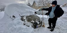 Totales Chaos! Österreich versinkt jetzt im Schnee