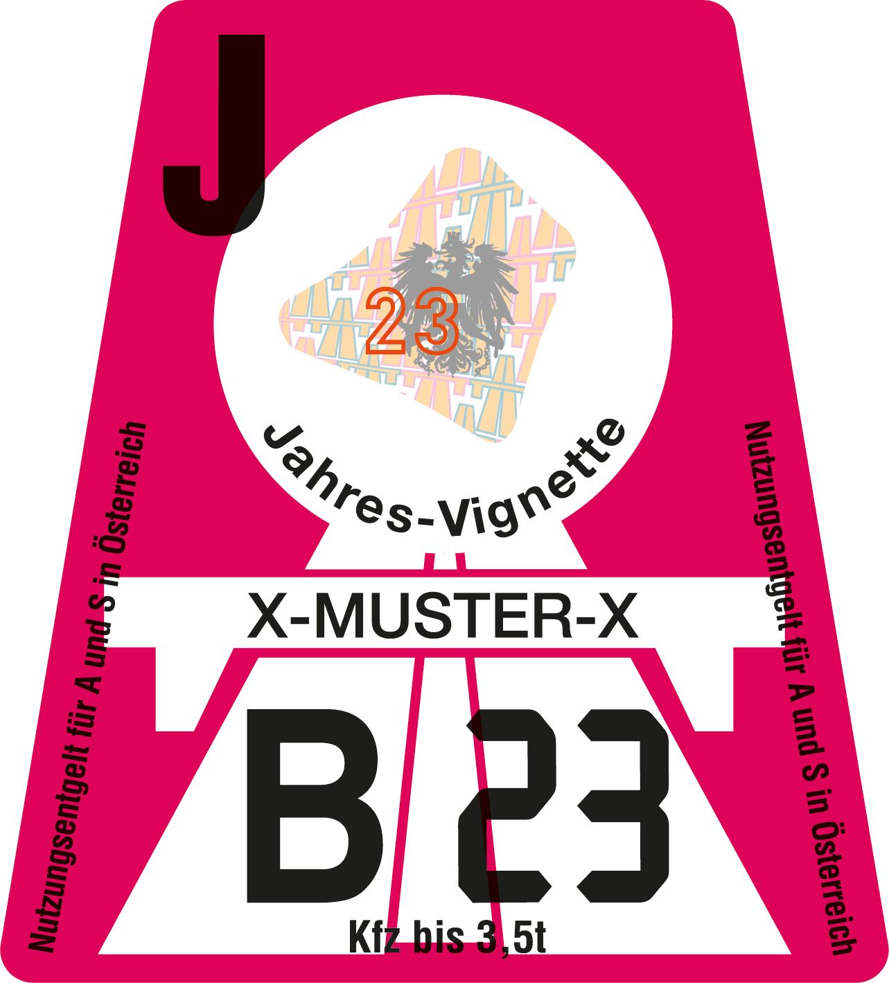 Ab 1. Februar ist nur mehr die Vignette für das Jahr 2023 gültig.