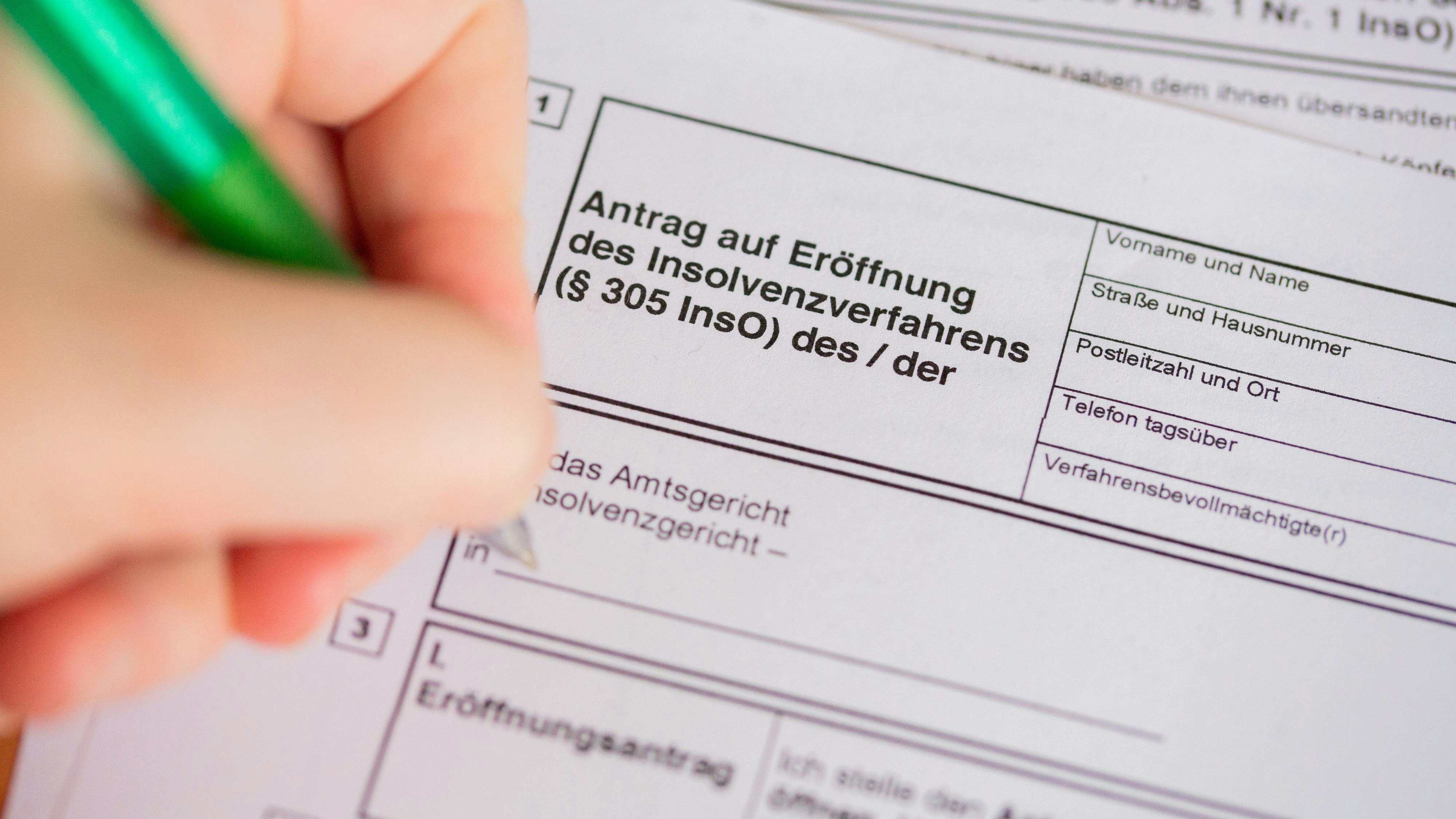 Die durchschnittliche Verschuldung je Insolvenz betrug rund 111.000 Euro.