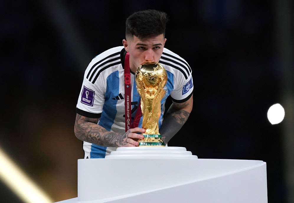 Enzo Fernandez krönte sich mit Argentinien zum Weltmeister. 