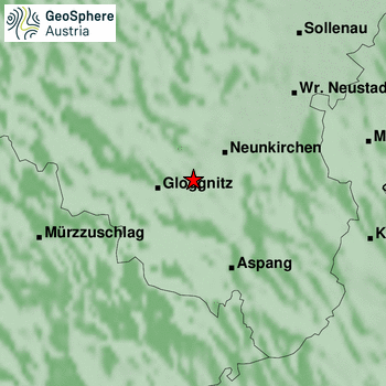 Gegen Mittag bebte im Raum Ternitz die Erde.