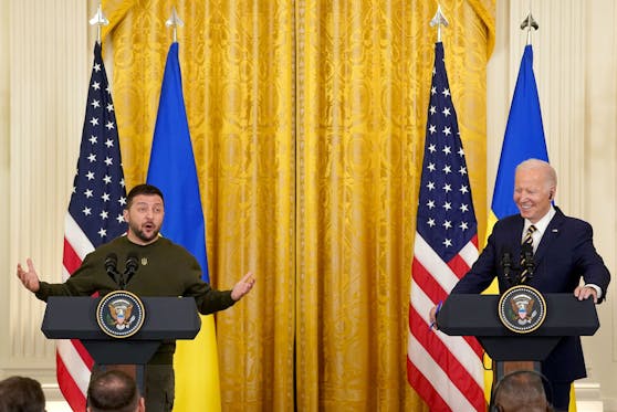 Im Dezember besuchte der ukrainische Präsident Wolodimir Selenski seinen US-amerikanischen Amtskollegen Joe Biden.