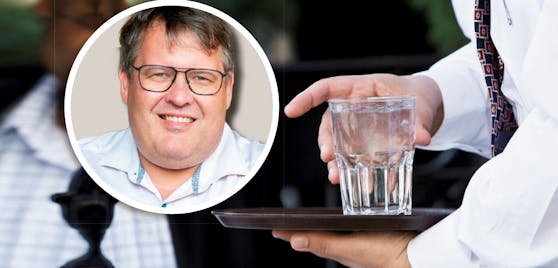 Immer mehr Gasthäuser verlangen Geld für ein Glas Wasser, so Wirtesprecher Thomas Mayr-Stockinger.