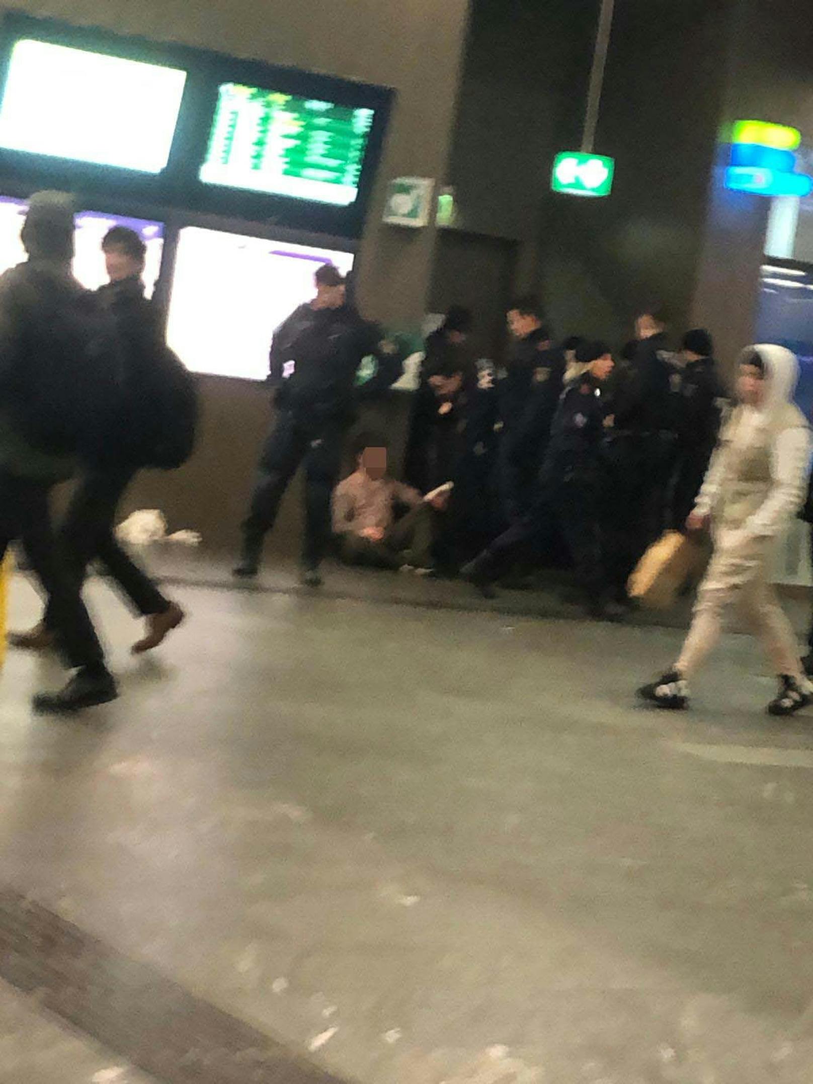 Messer-Attacke am Hauptbahnhof
