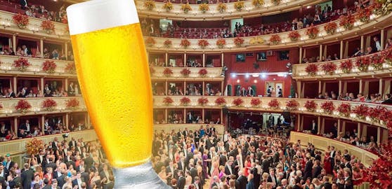 Der Preis für ein kleines Bier am Opernball ist heuer um rund ein Drittel gestiegen (Symbolbild).