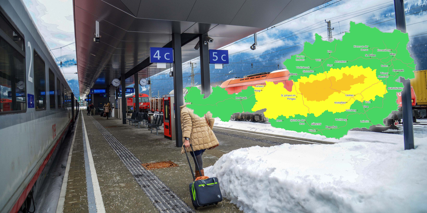 Auf Bahnstrecken, Straßen und Stromversorgung kann es zu Problem kommen.