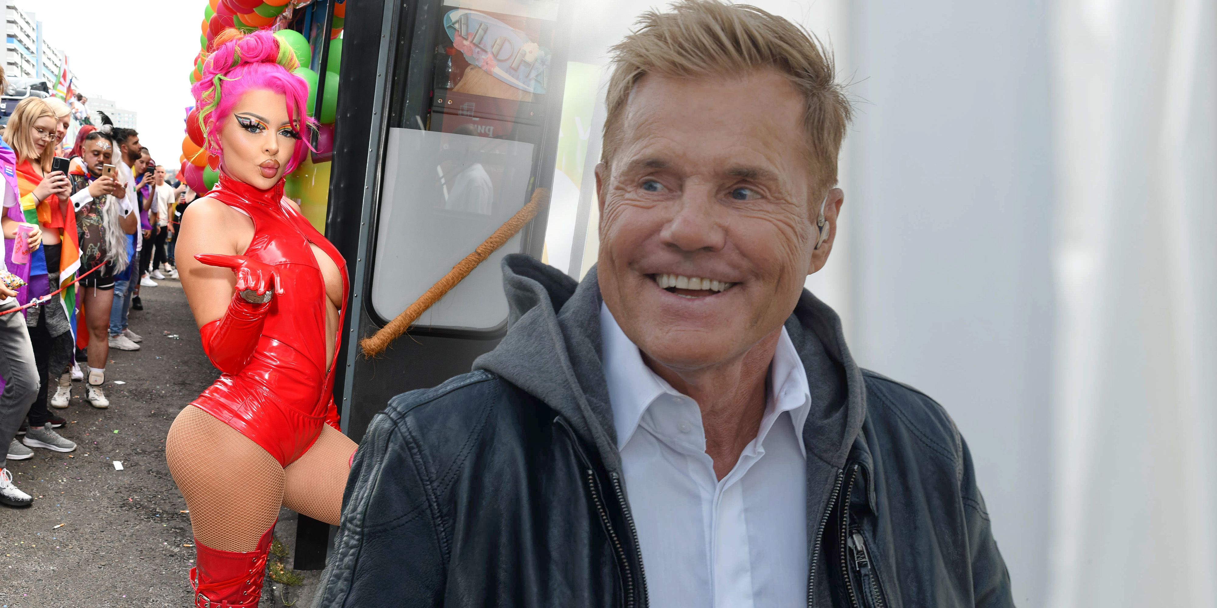 Dieter Bohlen und Katja Krasavice sind im Zwist.
