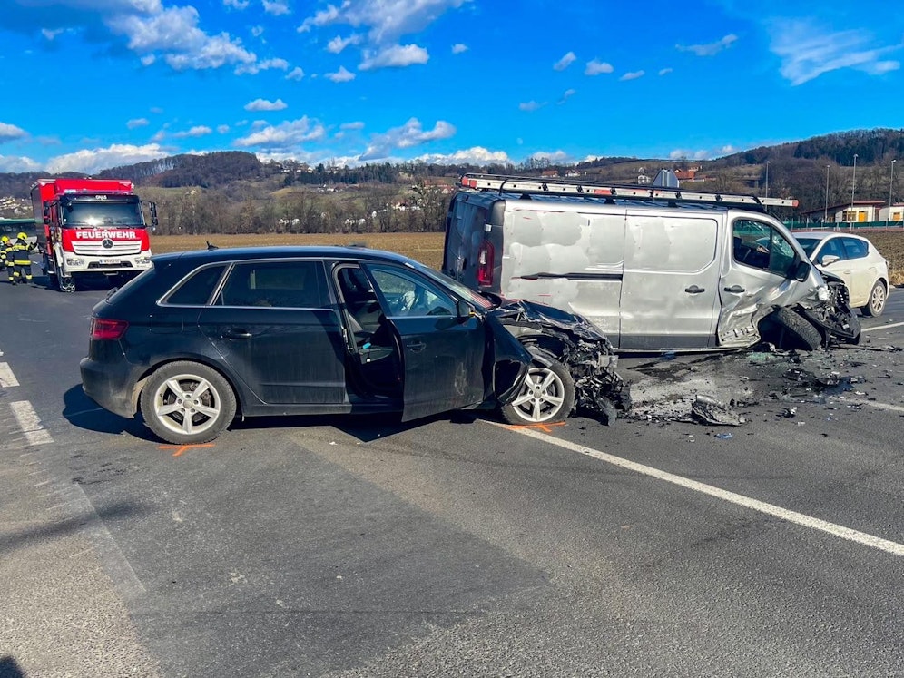 Am 01. Februar 2023 kam in der Südoststeiermark zu einem schweren Verkehrsunfall.