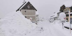 "Lage ist kritisch" – Schnee-Walze überrollt Österreich