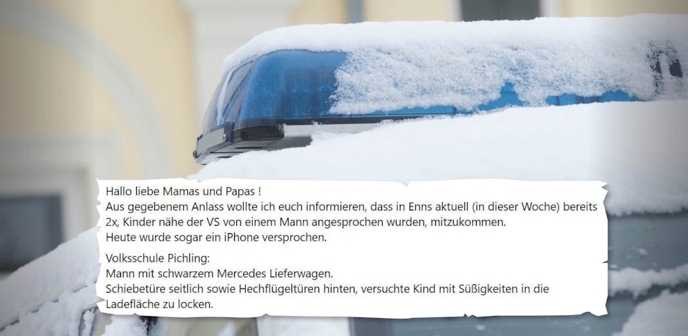 In einer Facebook-Gruppe werden Eltern eindringlich vor einem möglichen Pädophilen gewarnt.