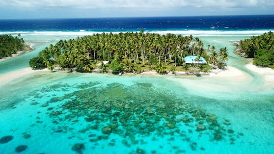Die Marshallinseln haben alle zusammen eine Fläche von 181 qkm. (im Bild: das Majuro Atoll)
