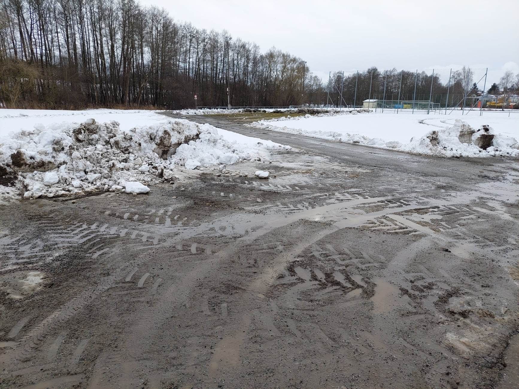 Die Stadtgemeinde reagierte auf das Foto und der Weg wurde geräumt.