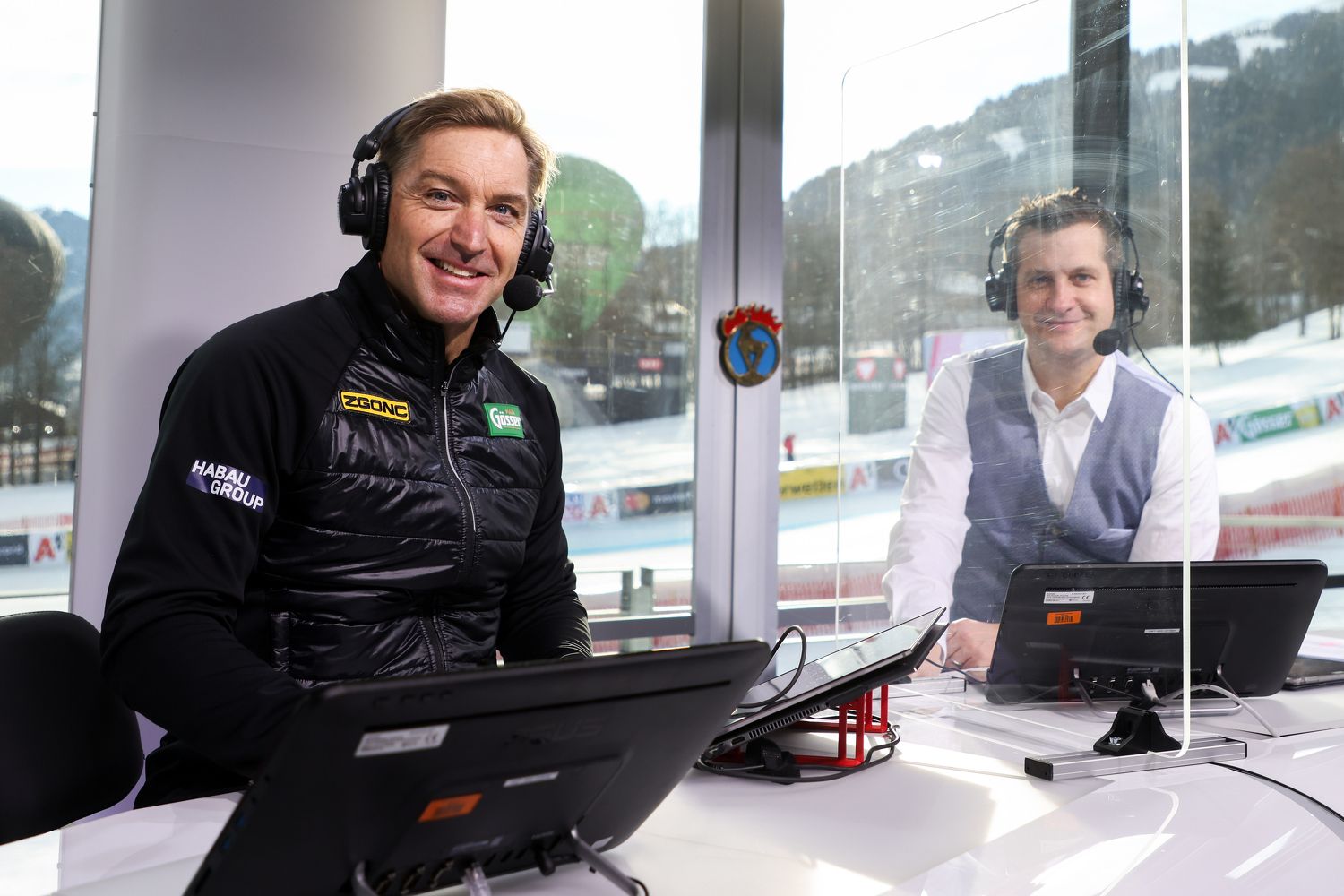 Hans Knauß analysiert für den ORF die Skirennen in Kitzbühel.&nbsp;