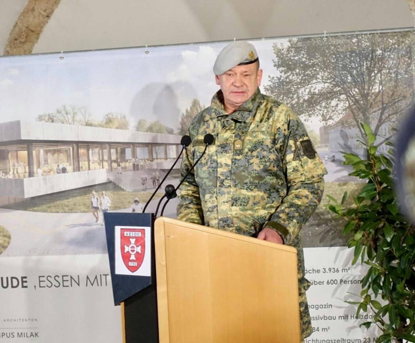 Spatenstich zur Erweiterung der Militärakademie in Wiener Neustadt