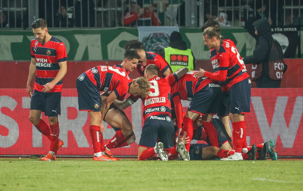 Jubel bei Rapid in Wolfsberg
